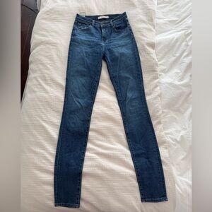 J Brand Dark Blue Skinny Jeans